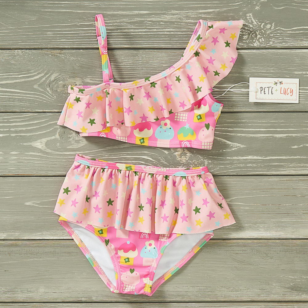 Cute as a Cupcake Two Piece Swimsuit