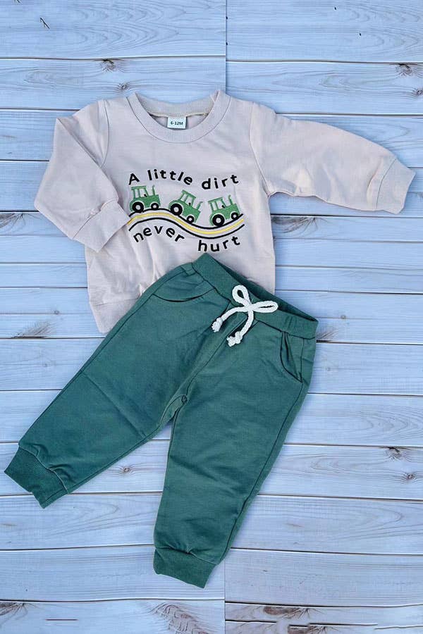 Embroidery Top and Pant Set