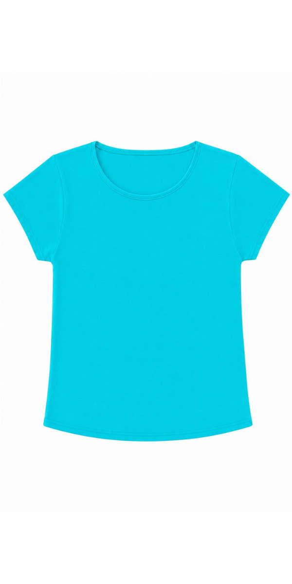 Girl's Softie Knit Scoop Neck Tee