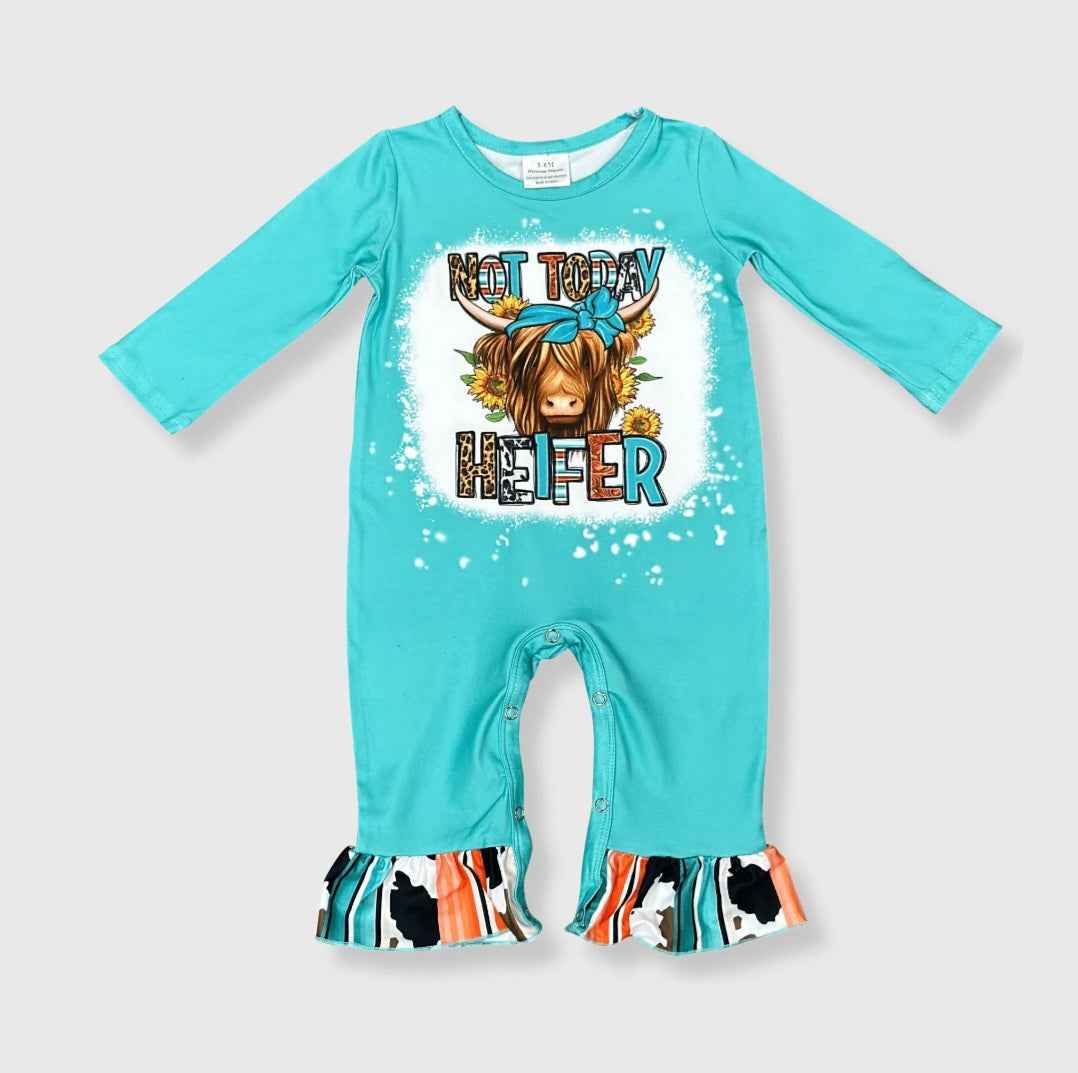 Turquoise Serape Romper