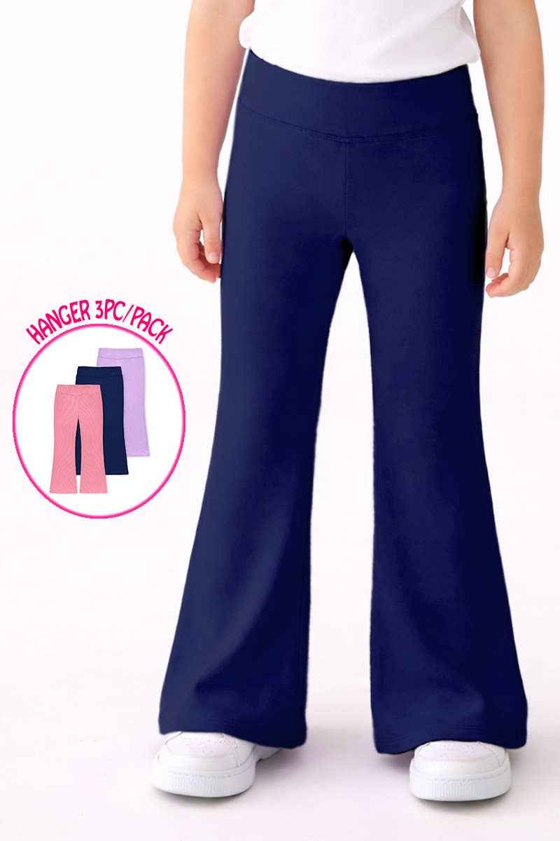 GLP-Y26-89513B Girl's 3pc/Pack Cozy Flare Legging Set