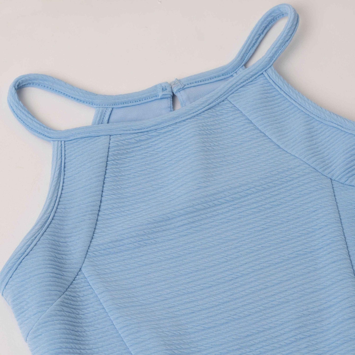 Girl's Ottoman Halter Dress