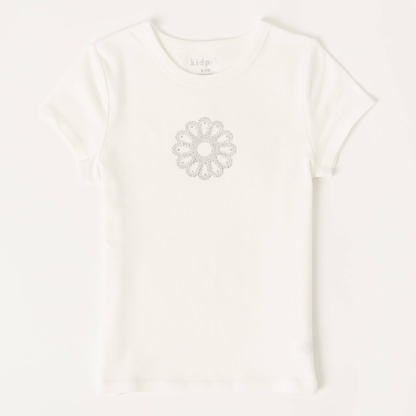 Girls Rhinestone Tee – Sparkling Style for Trendy Young Fashionistas