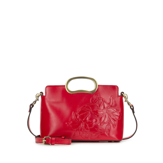 Patricia Nash Karine Top Handle Crossbody - Floral Tooled