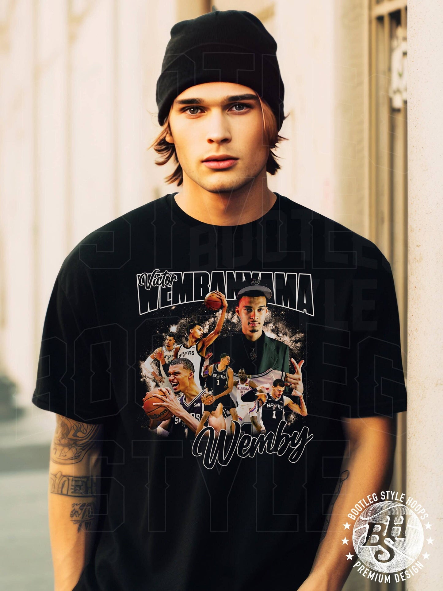 Victor Wembanyama 90s Bootleg Rap Shirt for Spurs Fans