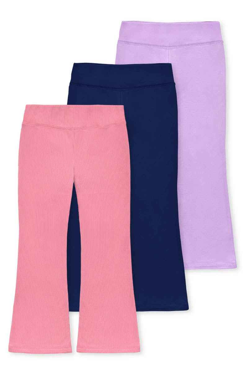 GLP-Y26-89513B Girl's 3pc/Pack Cozy Flare Legging Set