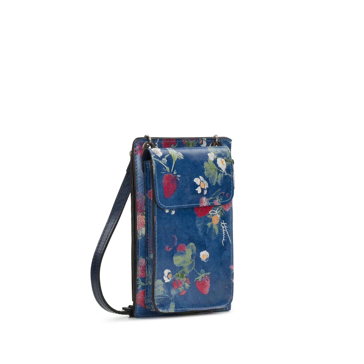 Patricia Nash Chiavella Phone Crossbody-Parisian Strawberry