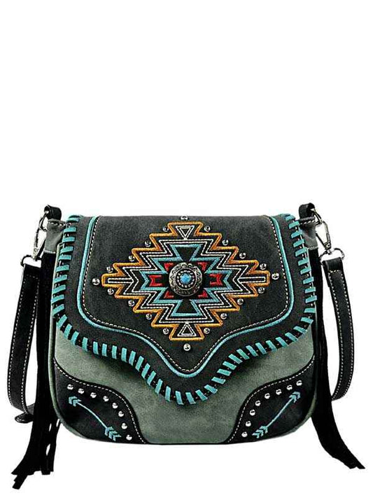 M.C. Handbags Mesa Saddle Crossbody