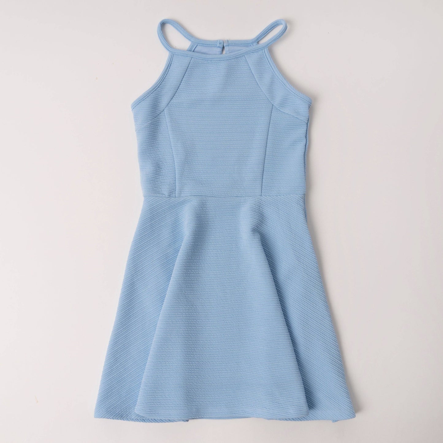 Girl's Ottoman Halter Dress