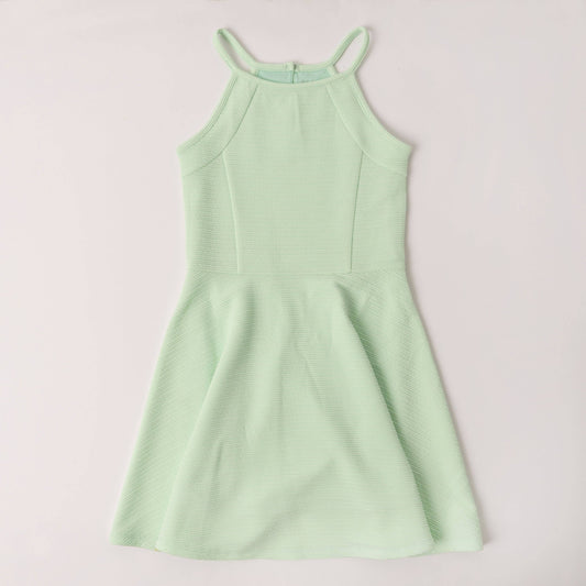 Girl's Ottoman Halter Dress