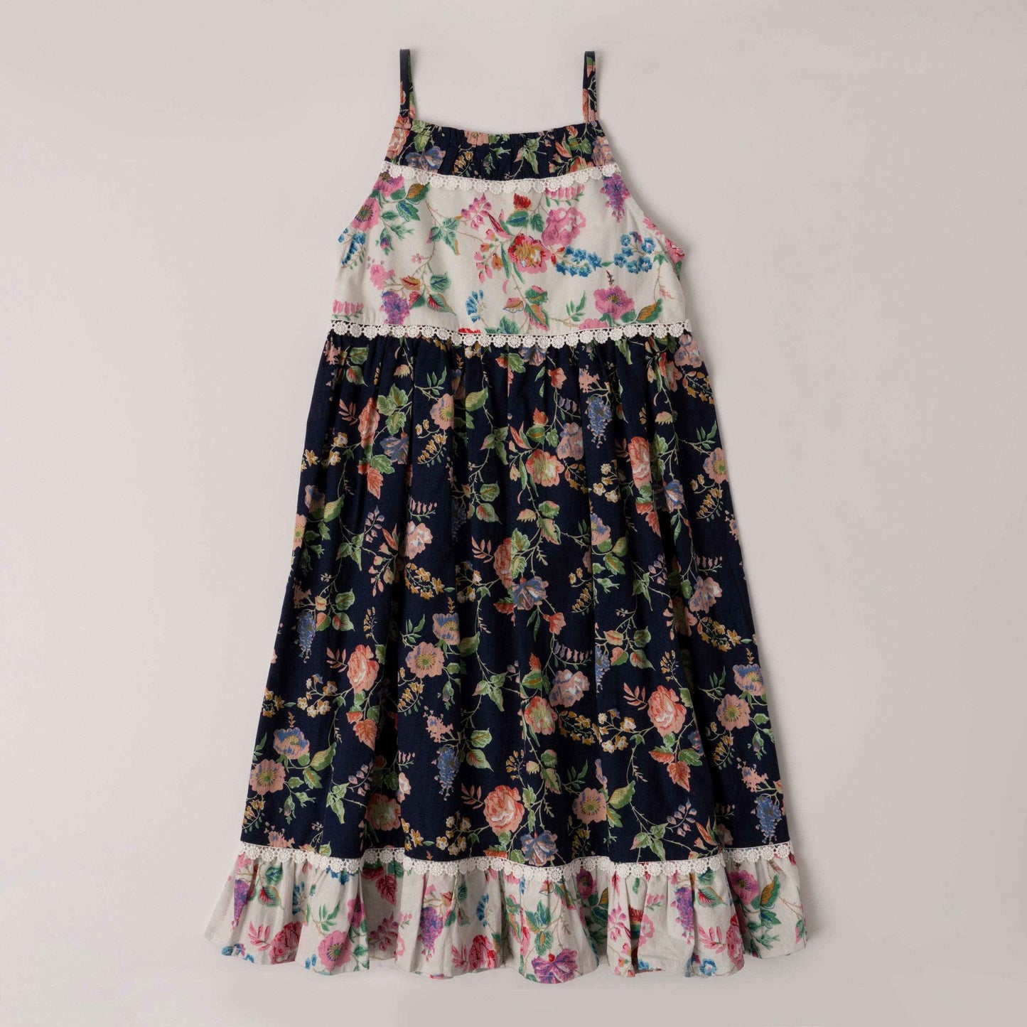 Girl's Floral Babydoll Dress for Stylish Summer Adventures