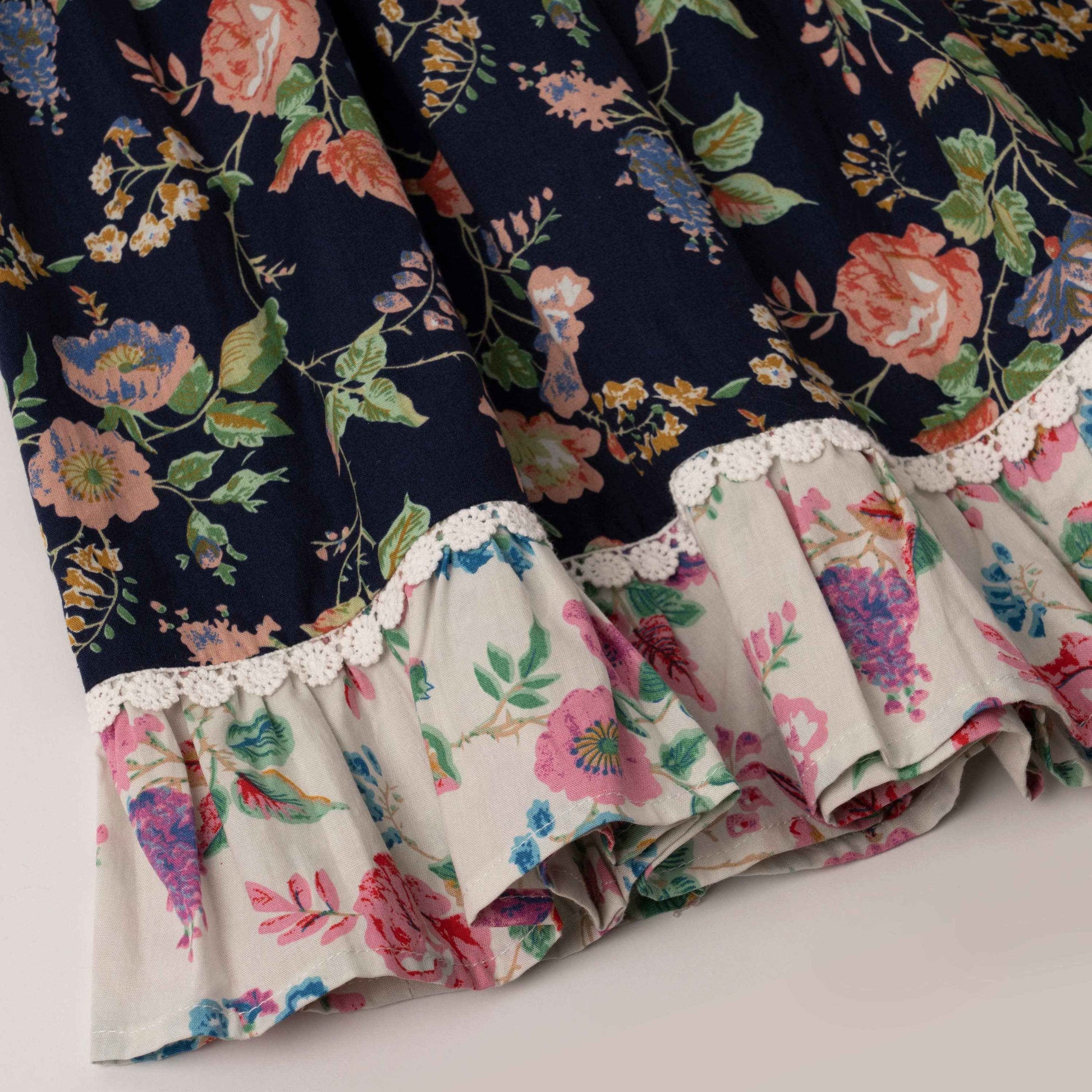 Girl's Floral Babydoll Dress for Stylish Summer Adventures