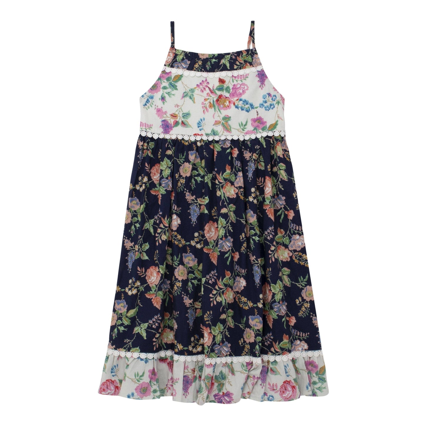 Girl's Floral Babydoll Dress for Stylish Summer Adventures