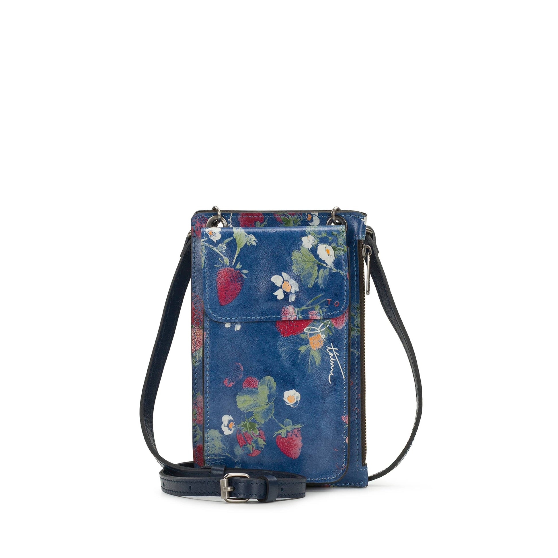 Chiavella Phone Crossbody - Parisian Strawberry, crossbody, phone case, phone purse