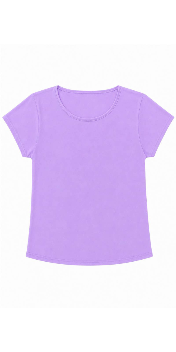 Girl's Softie Knit Scoop Neck Tee