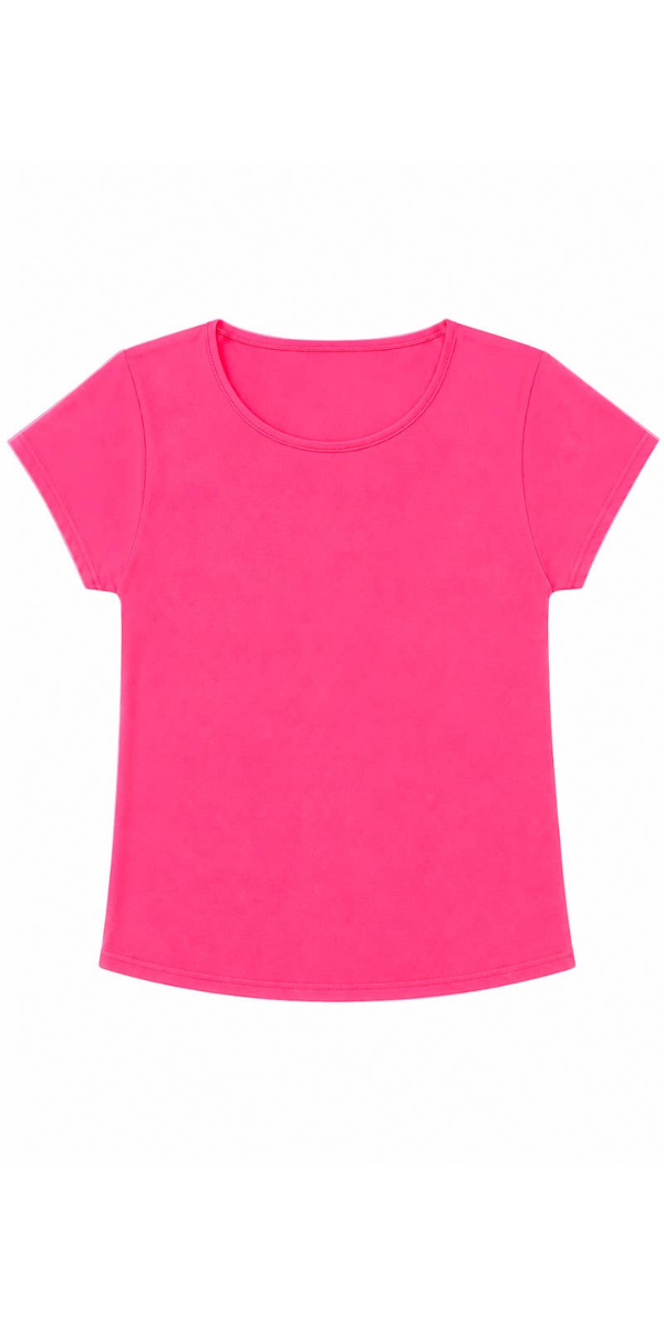 Girl's Softie Knit Scoop Neck Tee