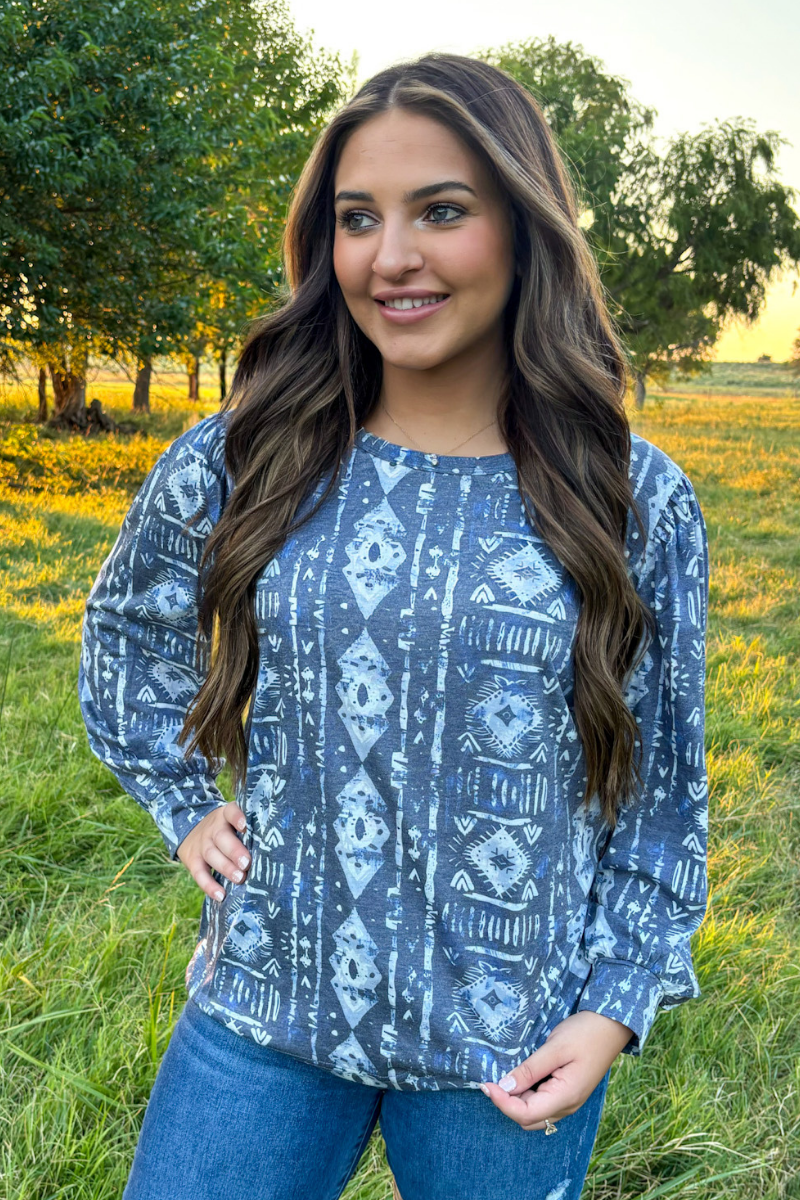 Frontier Nights Top by Sterling Kreek, Sterling Kreek, Top, Blouse, Shirt