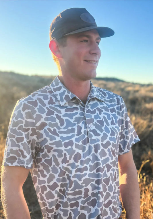 Men's Camo Polo Shirt, Polo, Camo, Men's, Shirt