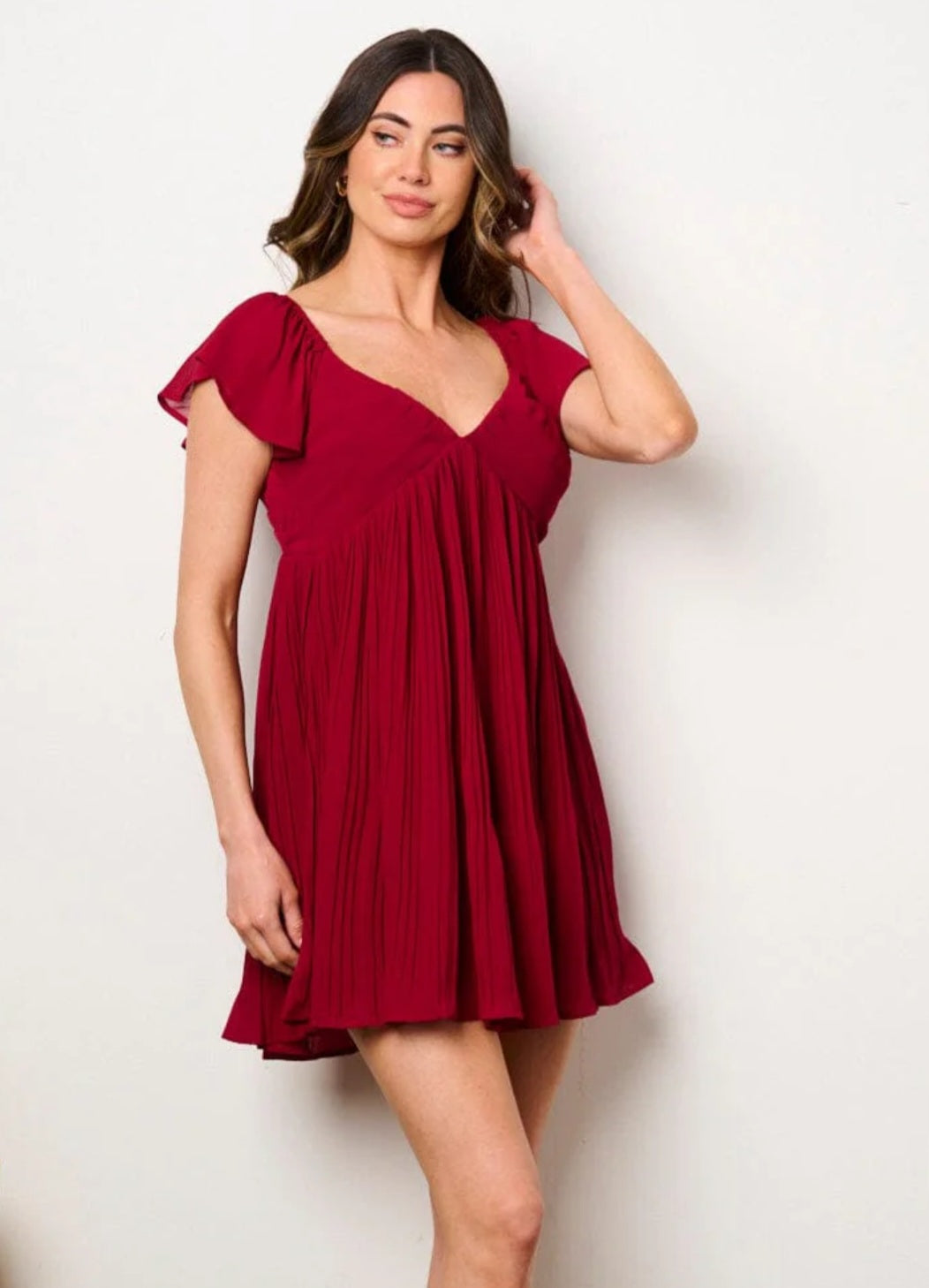 WOMEN'S SHORT FIT & FLARE MINI DRESS