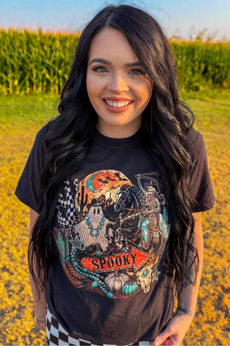 Spooky Tee, Halloween, Tshirt, T-shirt, Tee, Stirling Kreek