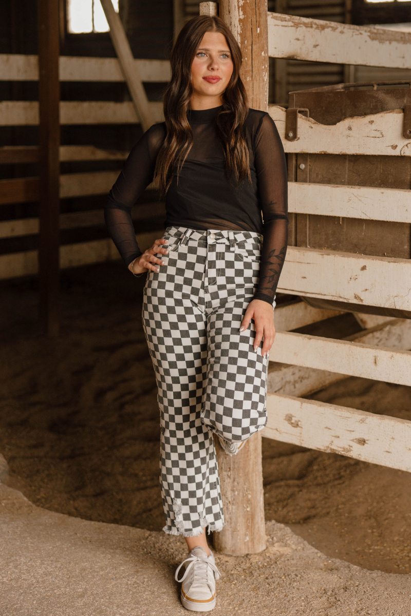 Sterling Kreek Fast Lane Jeans, Sterling Kreek, checkered jeans
stretch jeans, jeans, checkered