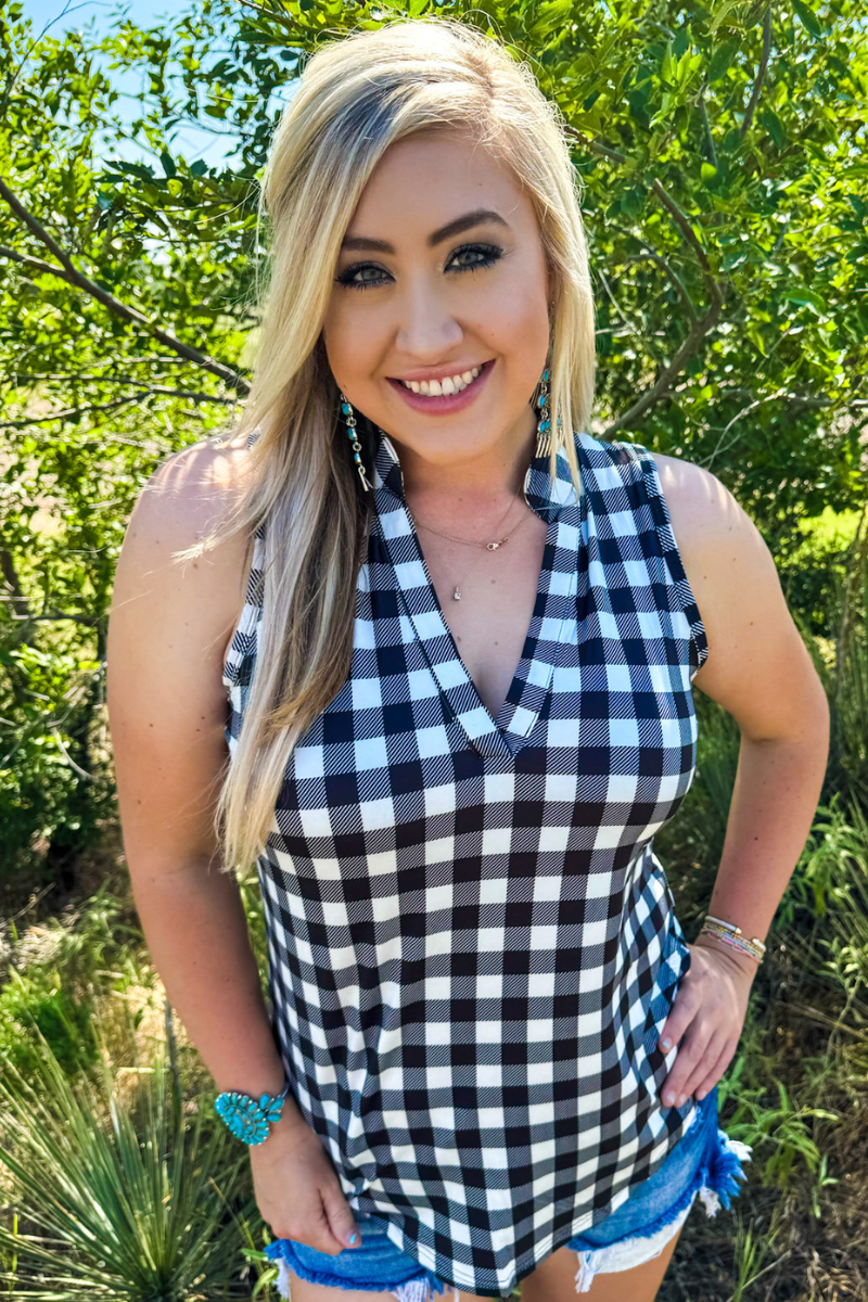 Sterling Kreek Plaid Tank Top, Sterling Kreek, Plaid, Tank, Top