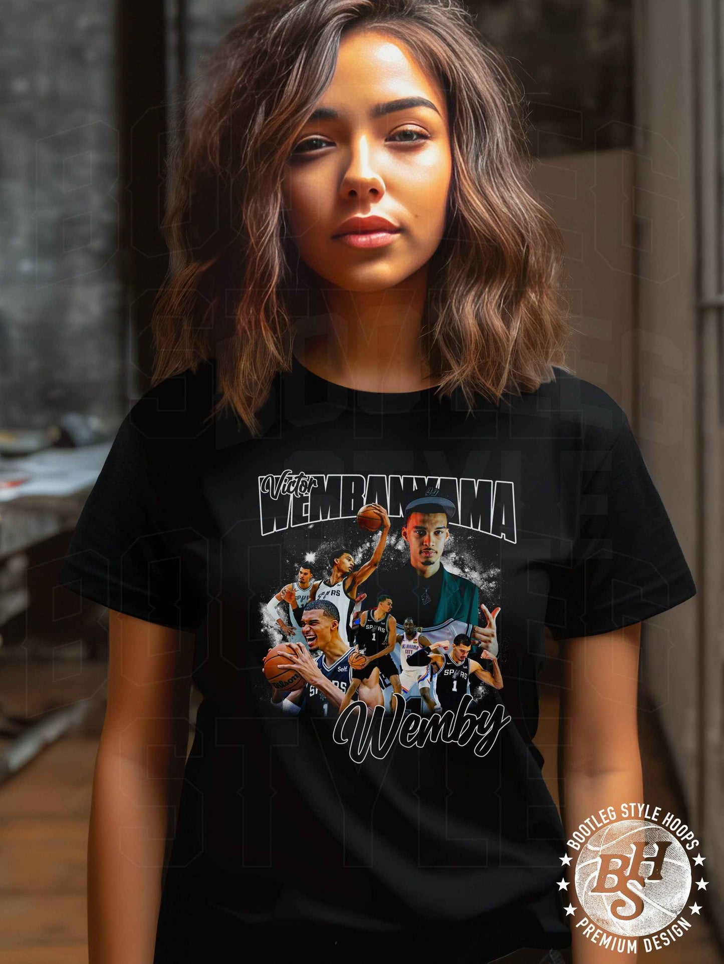 Victor Wembanyama 90s Bootleg Rap Shirt for Spurs Fans