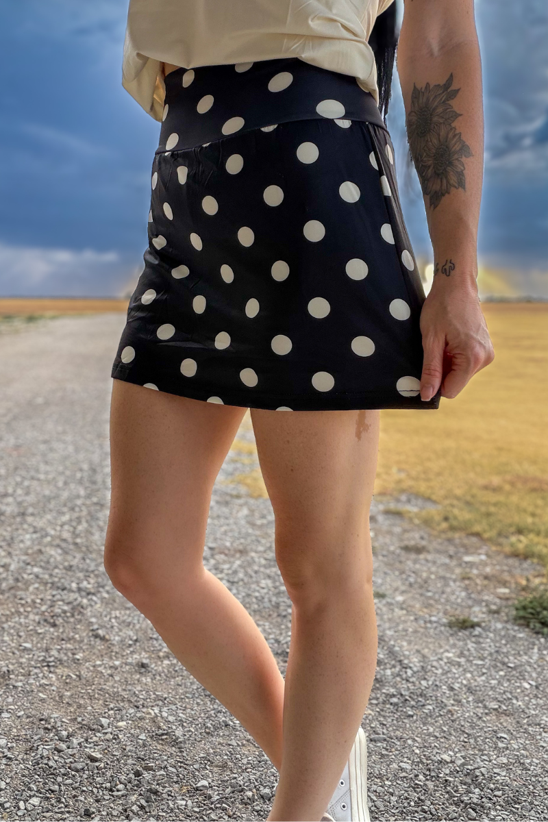 Polka Dot Posie Skort