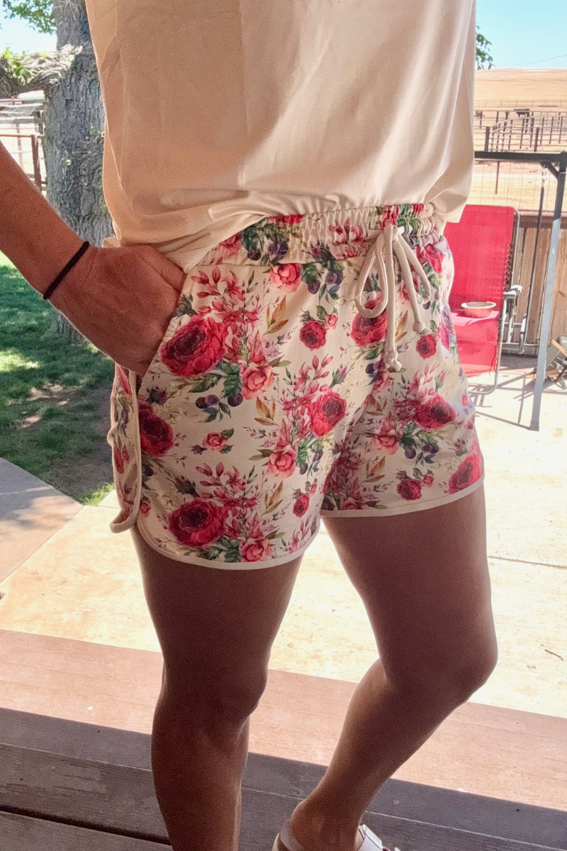 Sterling Kreek Porcelain Petals Shorts