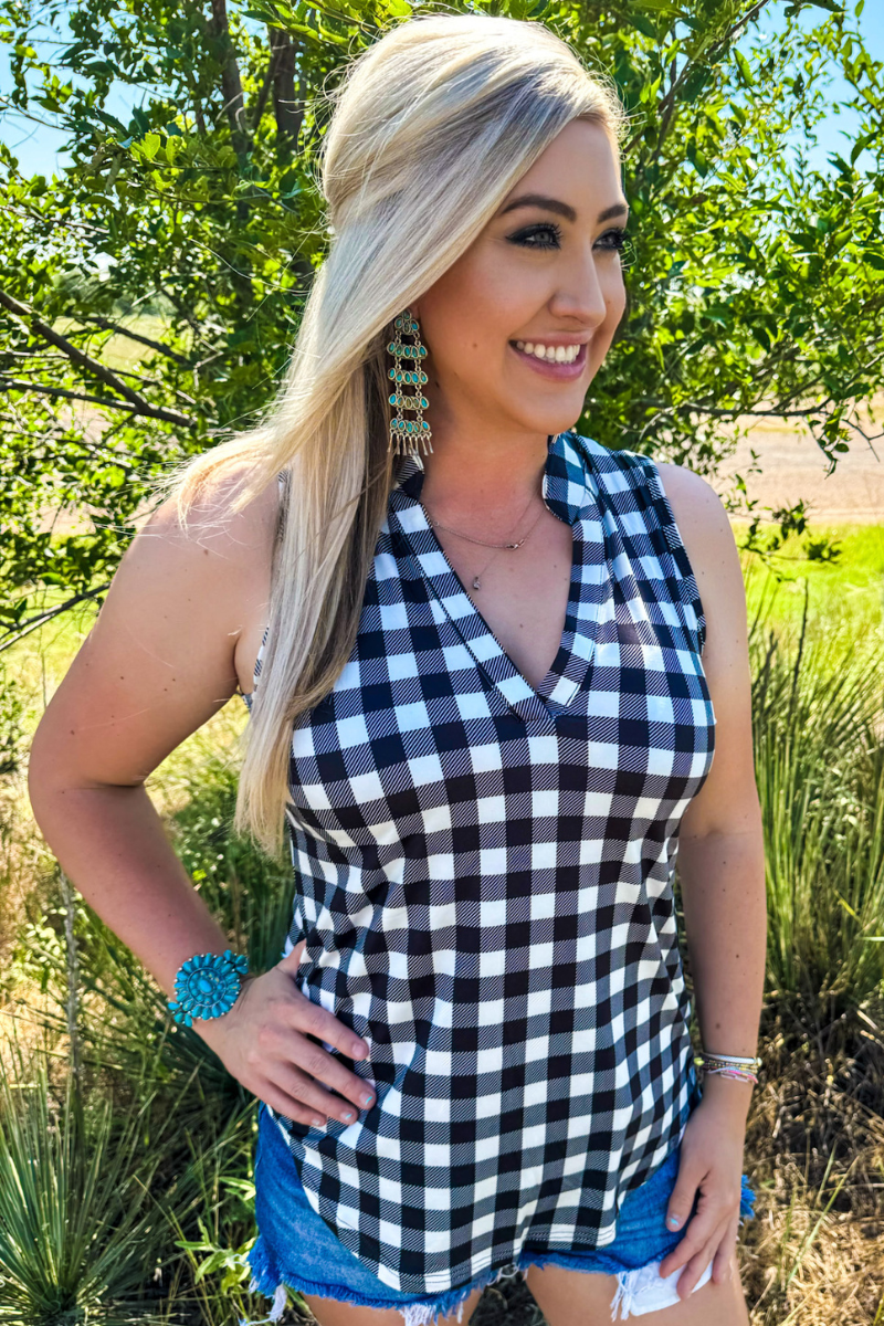 Sterling Kreek Plaid Tank Top