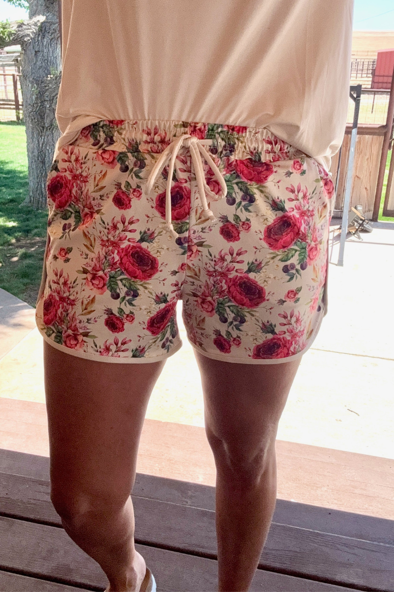 Sterling Kreek Porcelain Petals Shorts