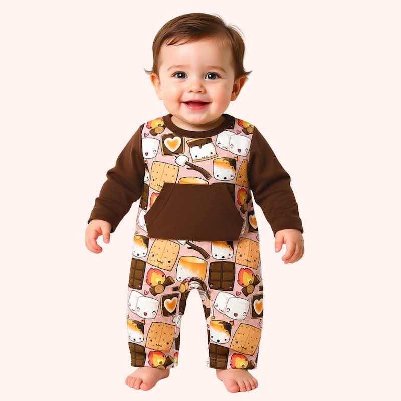 Boys S'mores Galore Romper