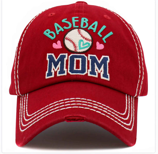 Baseball Mom Cap