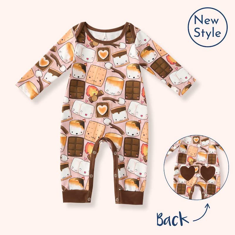 Little Girls S'mores Galore Romper